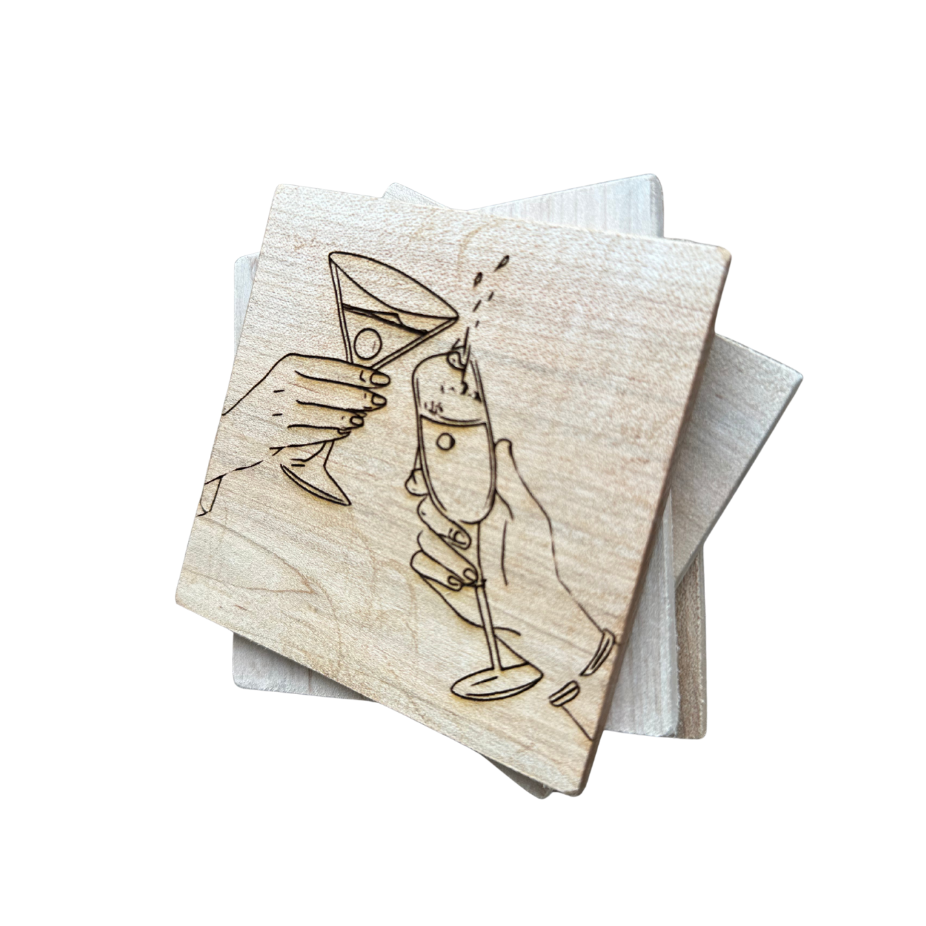 Natural Wood Coasters