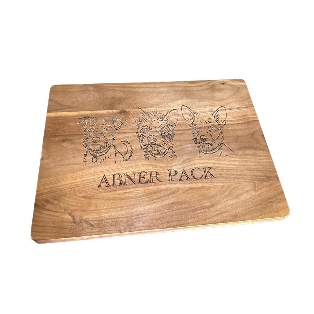 personal engraved cutting board