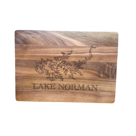 lake norman cutting board