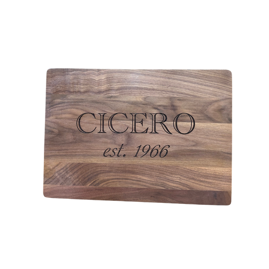 Personalized Cutting Board Last Name
