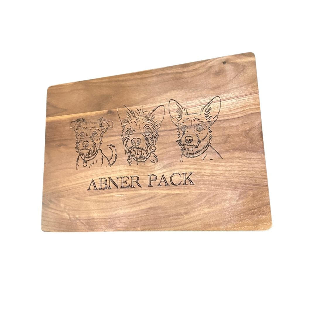 personal engraved cutting board
